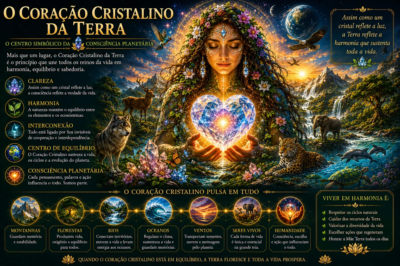 O CORAÇÃO CRISTALINO DA TERRA: O CENTRO SIMBÓLICO DA CONSCIÊNCIA PLANETÁRIA