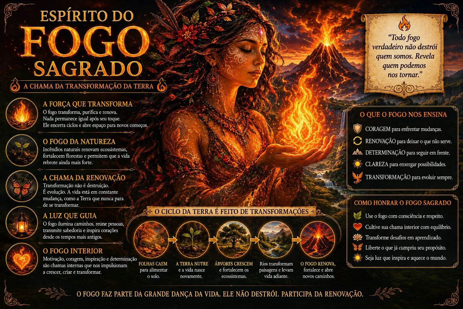 ESPÍRITO DO FOGO SAGRADO: A CHAMA DA TRANSFORMAÇÃO DA TERRA