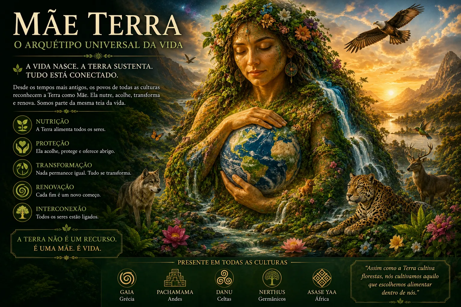 MÃE TERRA: O ARQUÉTIPO UNIVERSAL DA VIDA