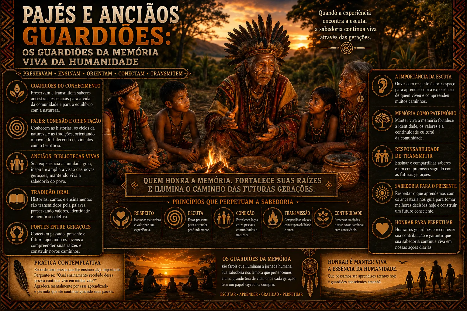 PAJÉS E ANCIÃOS GUARDIÕES: OS GUARDIÕES DA MEMÓRIA VIVA DA HUMANIDADE 9 PAJÉS E ANCIÃOS GUARDIÕES: OS GUARDIÕES DA MEMÓRIA VIVA DA HUMANIDADE