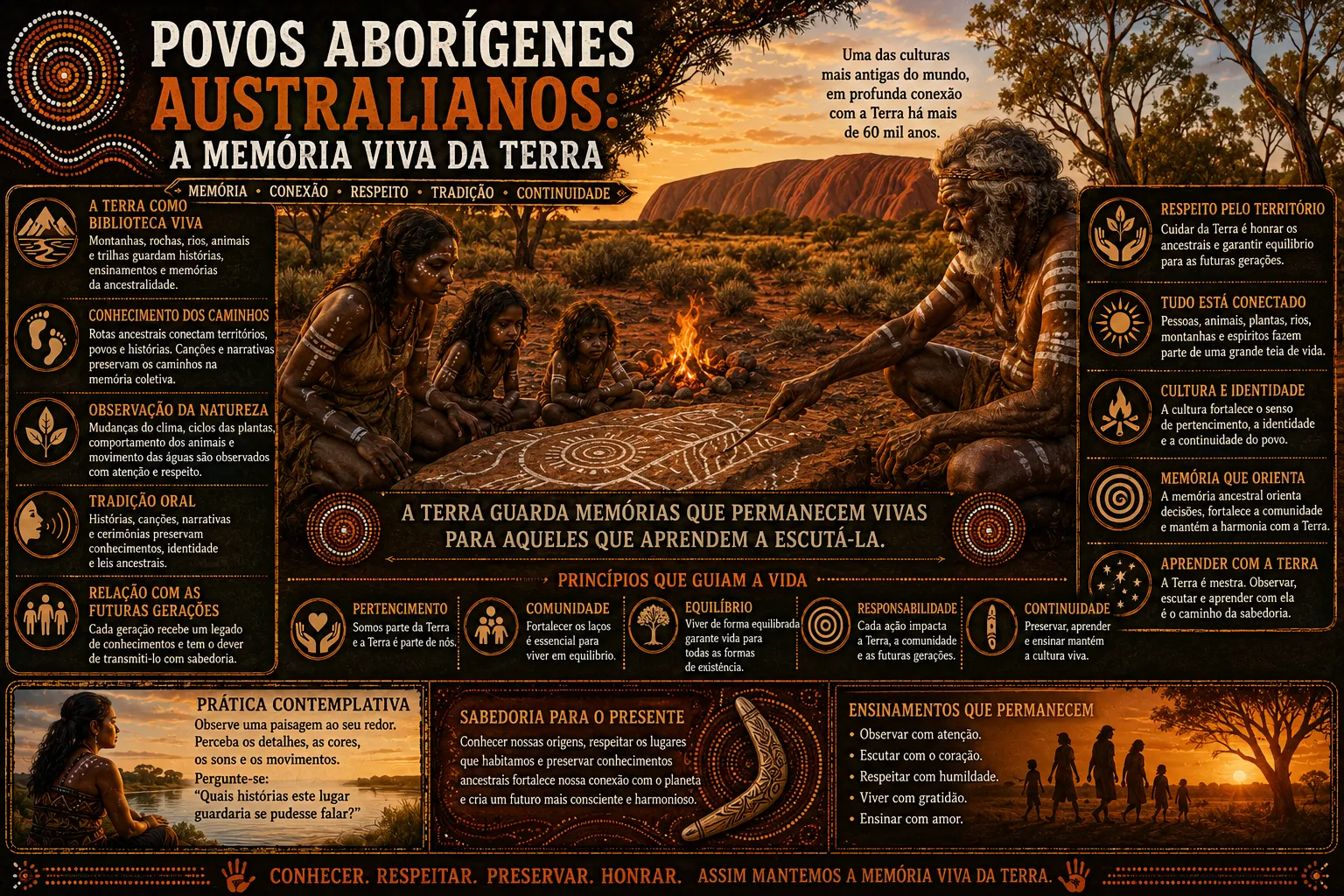 POVOS ABORÍGENES AUSTRALIANOS: A MEMÓRIA VIVA DA TERRA