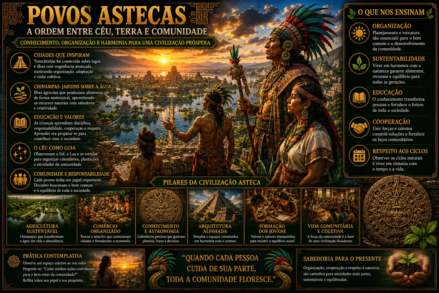 POVOS ASTECAS: A ORDEM ENTRE CÉU, TERRA E COMUNIDADE