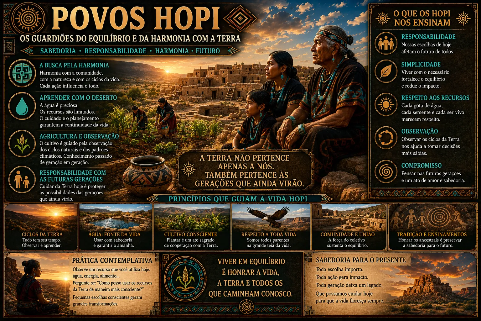 POVOS HOPI: OS GUARDIÕES DO EQUILÍBRIO E DA HARMONIA COM A TERRA