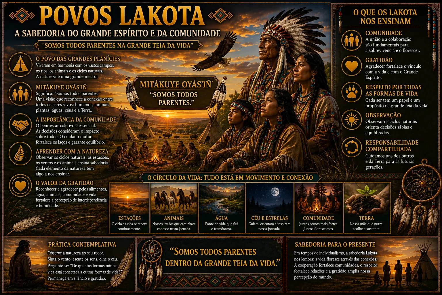 POVOS LAKOTA: A SABEDORIA DO GRANDE ESPÍRITO E DA COMUNIDADE