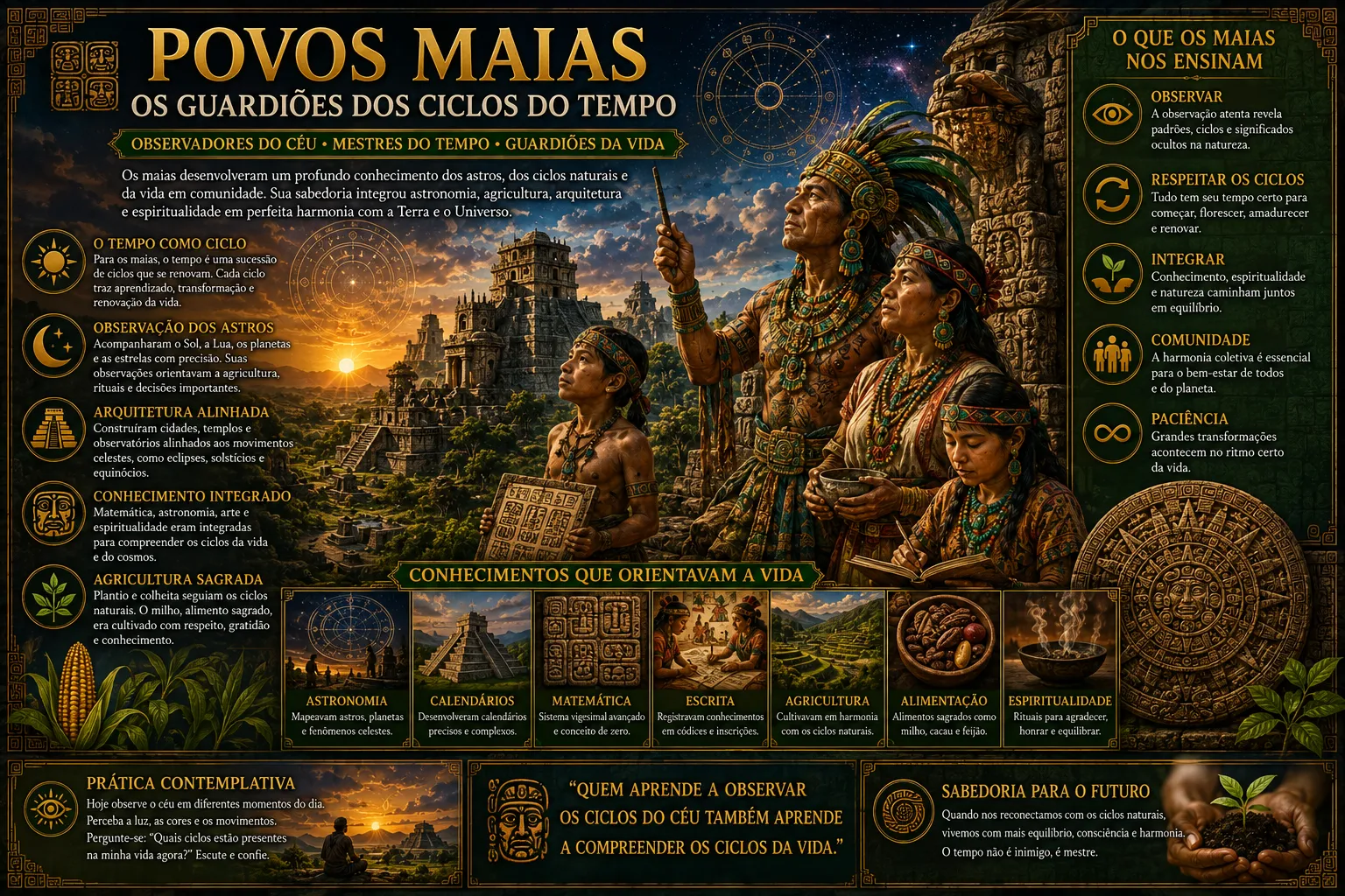 POVOS MAIAS: OS GUARDIÕES DOS CICLOS DO TEMPO