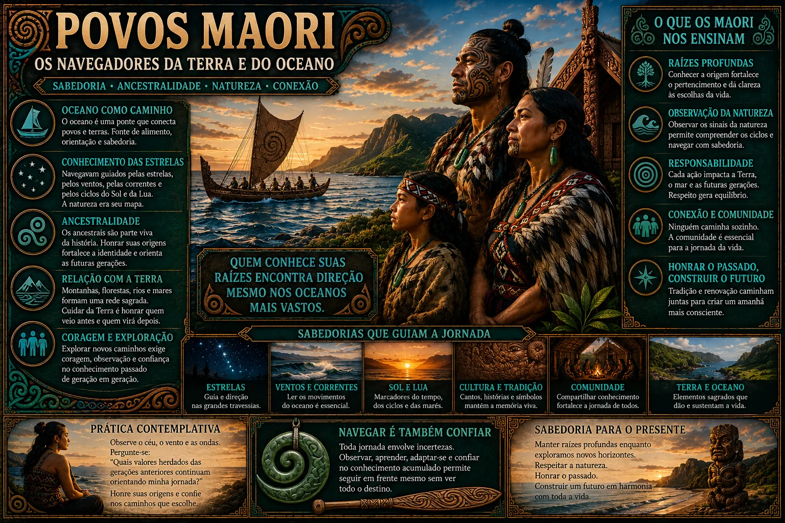 POVOS MAORI: OS NAVEGADORES DA TERRA E DO OCEANO