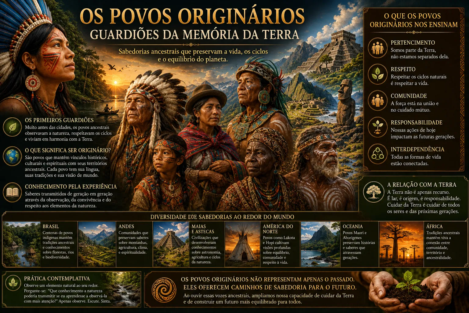 OS POVOS ORIGINÁRIOS: GUARDIÕES DA MEMÓRIA DA TERRA