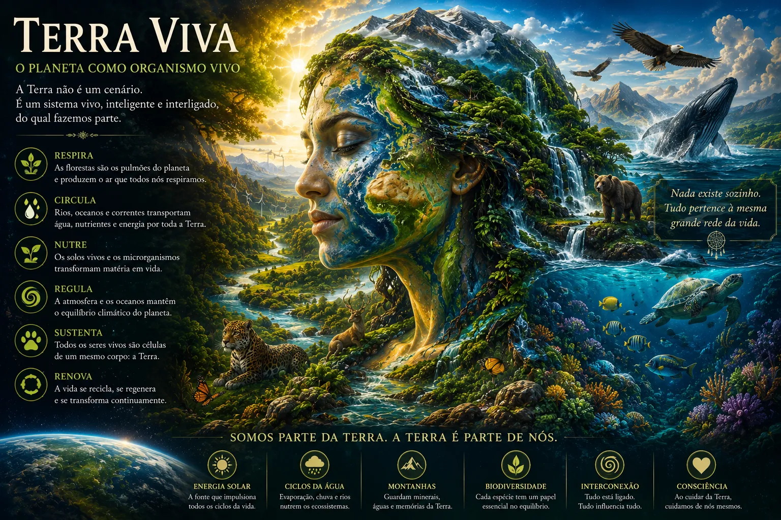 TERRA VIVA: O PLANETA COMO ORGANISMO VIVO