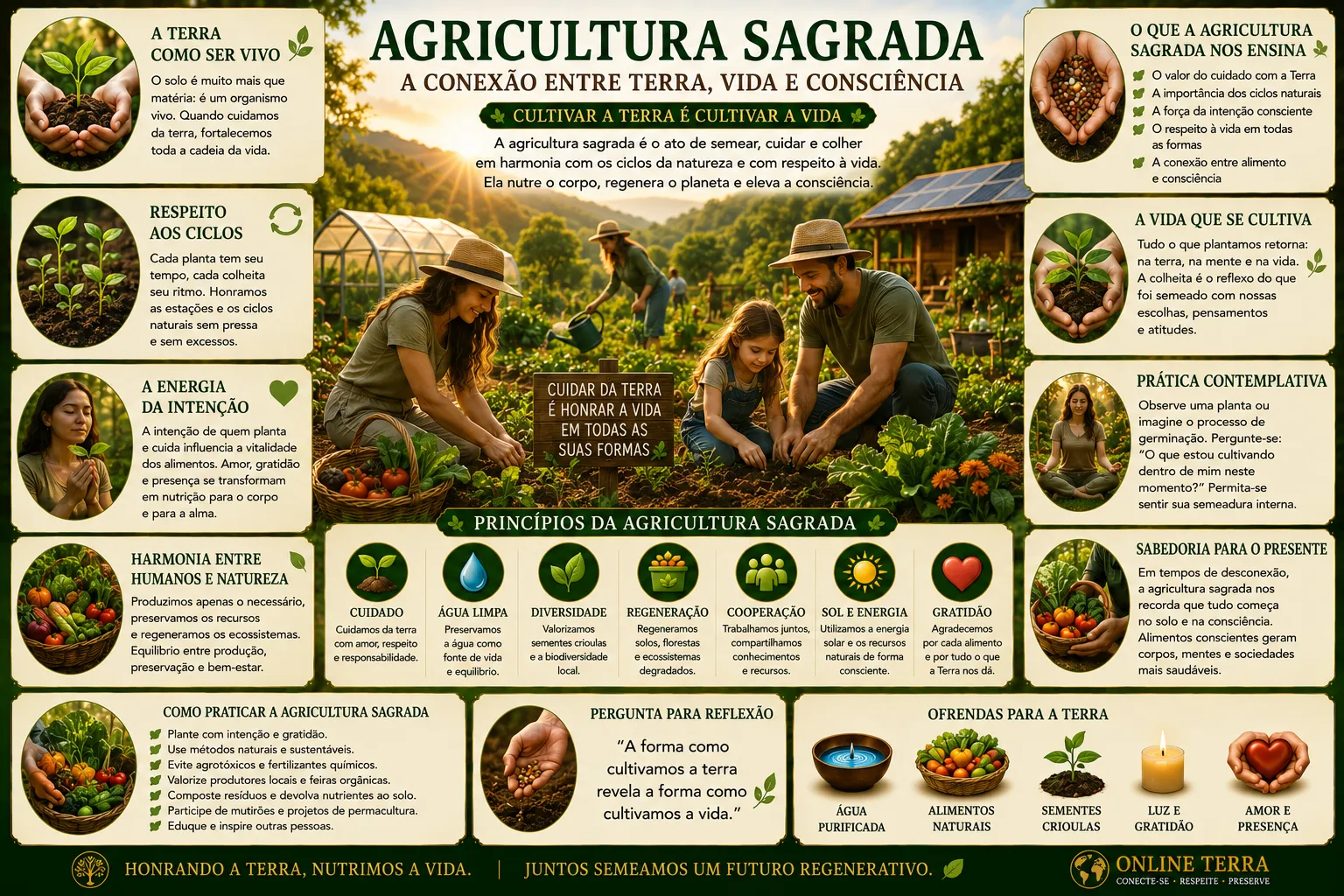 AGRICULTURA SAGRADA: A CONEXÃO ENTRE TERRA, VIDA E CONSCIÊNCIA