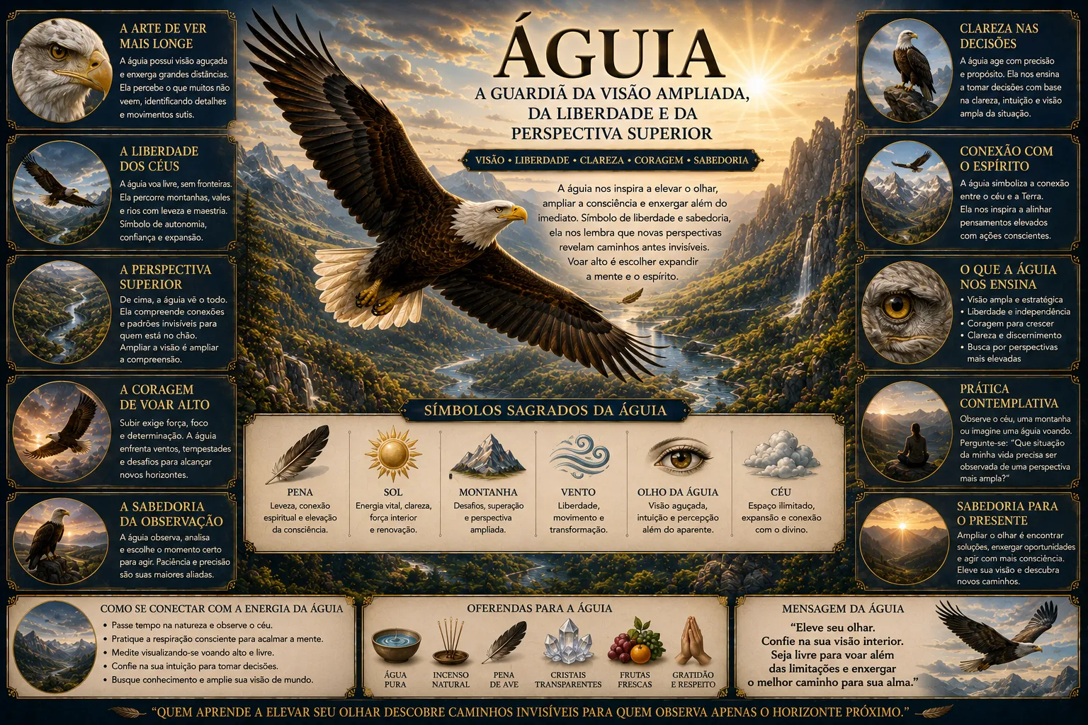 ÁGUIA: A GUARDIÃ DA VISÃO AMPLIADA, DA LIBERDADE E DA PERSPECTIVA SUPERIOR 28 ÁGUIA: A GUARDIÃ DA VISÃO AMPLIADA, DA LIBERDADE E DA PERSPECTIVA SUPERIOR