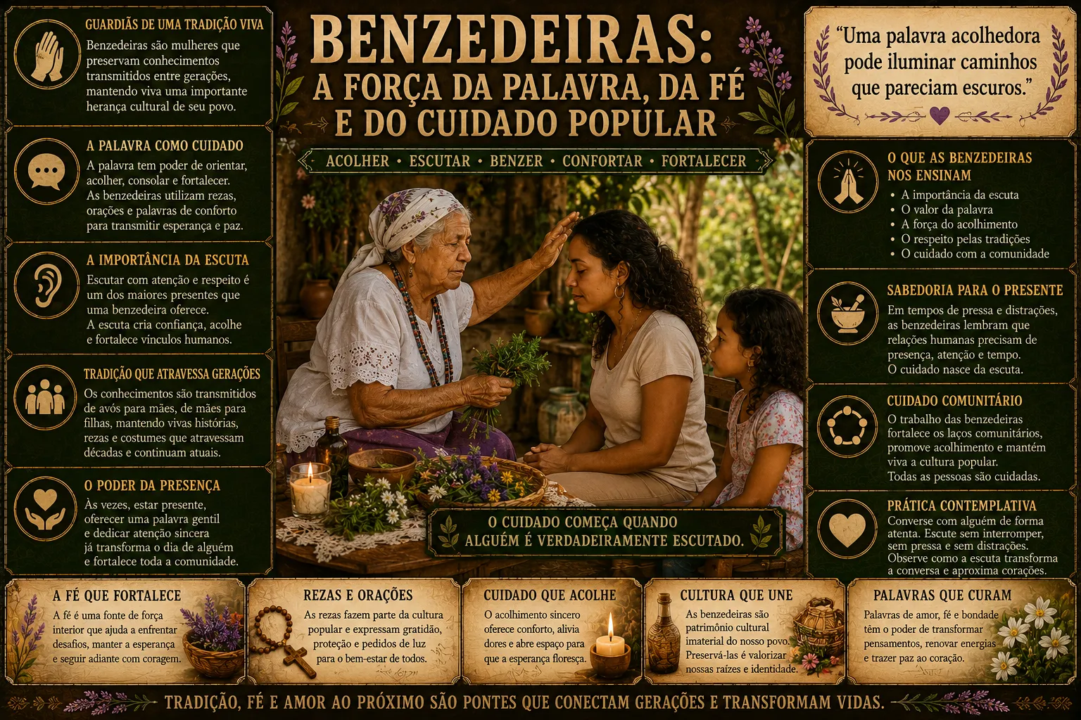 BENZEDEIRAS: A FORÇA DA PALAVRA, DA FÉ E DO CUIDADO POPULAR 5 BENZEDEIRAS: A FORÇA DA PALAVRA, DA FÉ E DO CUIDADO POPULAR