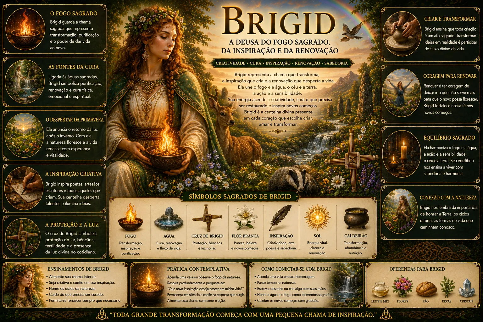 BRIGID: A DEUSA DO FOGO SAGRADO, DA INSPIRAÇÃO E DA RENOVAÇÃO 32 BRIGID: A DEUSA DO FOGO SAGRADO, DA INSPIRAÇÃO E DA RENOVAÇÃO