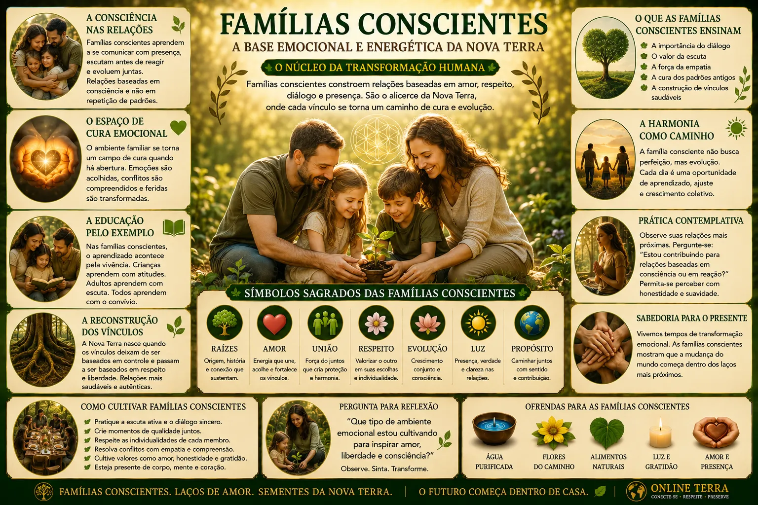 FAMÍLIAS CONSCIENTES: A BASE EMOCIONAL E ENERGÉTICA DA NOVA TERRA