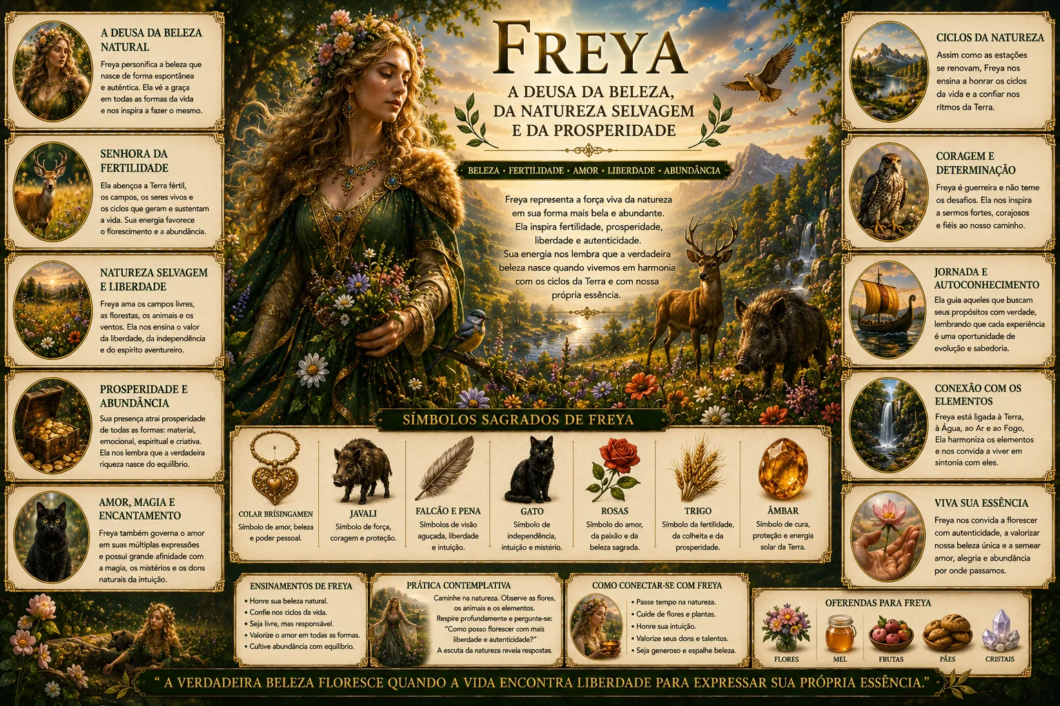 FREYA: A DEUSA DA BELEZA, DA NATUREZA SELVAGEM E DA PROSPERIDADE 33 FREYA: A DEUSA DA BELEZA, DA NATUREZA SELVAGEM E DA PROSPERIDADE