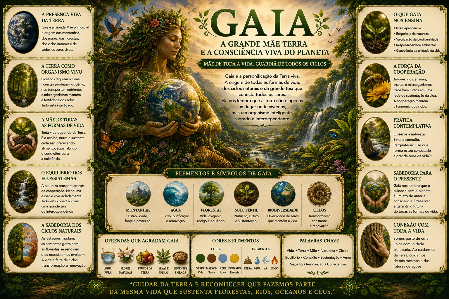 GAIA: A GRANDE MÃE TERRA E A CONSCIÊNCIA VIVA DO PLANETA 38 GAIA: A GRANDE MÃE TERRA E A CONSCIÊNCIA VIVA DO PLANETA