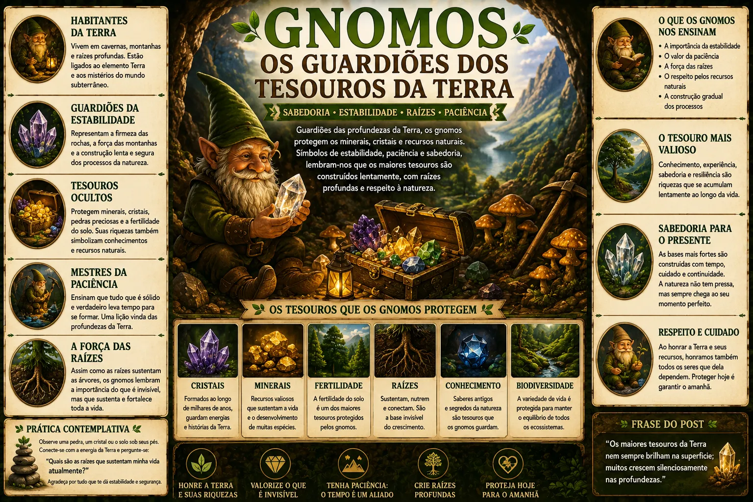 GNOMOS: OS GUARDIÕES DOS TESOUROS DA TERRA 58 GNOMOS: OS GUARDIÕES DOS TESOUROS DA TERRA