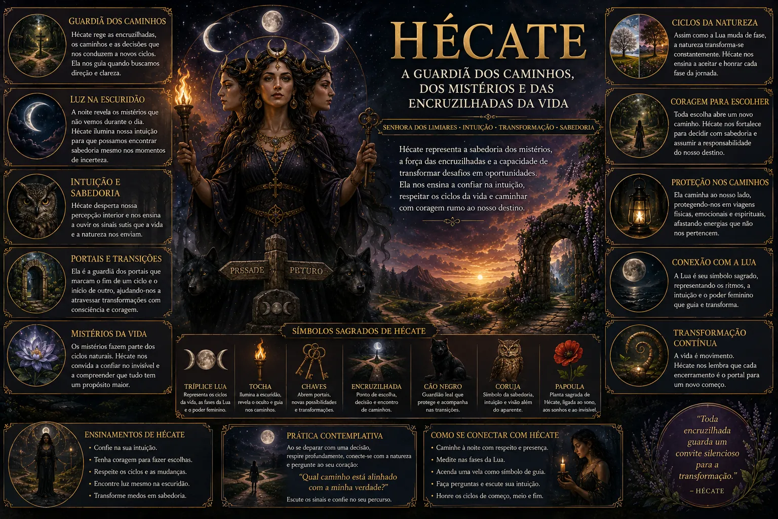 HÉCATE: A GUARDIÃ DOS CAMINHOS, DOS MISTÉRIOS E DAS ENCRUZILHADAS DA VIDA 34 HÉCATE: A GUARDIÃ DOS CAMINHOS, DOS MISTÉRIOS E DAS ENCRUZILHADAS DA VIDA