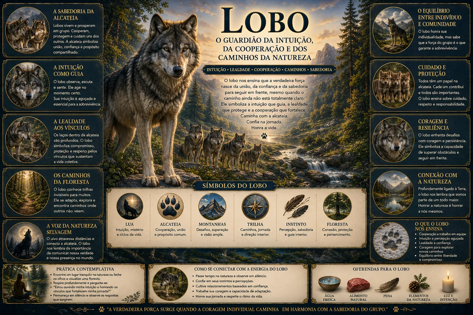 LOBO: O GUARDIÃO DA INTUIÇÃO, DA COOPERAÇÃO E DOS CAMINHOS DA NATUREZA 29 LOBO: O GUARDIÃO DA INTUIÇÃO, DA COOPERAÇÃO E DOS CAMINHOS DA NATUREZA