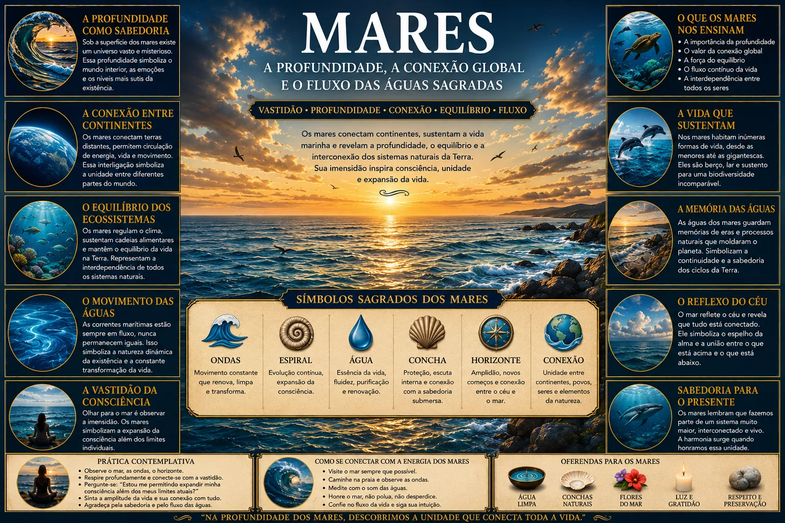MARES: A PROFUNDEZA, A CONEXÃO GLOBAL E O FLUXO DAS ÁGUAS SAGRADAS 19 MARES: A PROFUNDEZA, A CONEXÃO GLOBAL E O FLUXO DAS ÁGUAS SAGRADAS