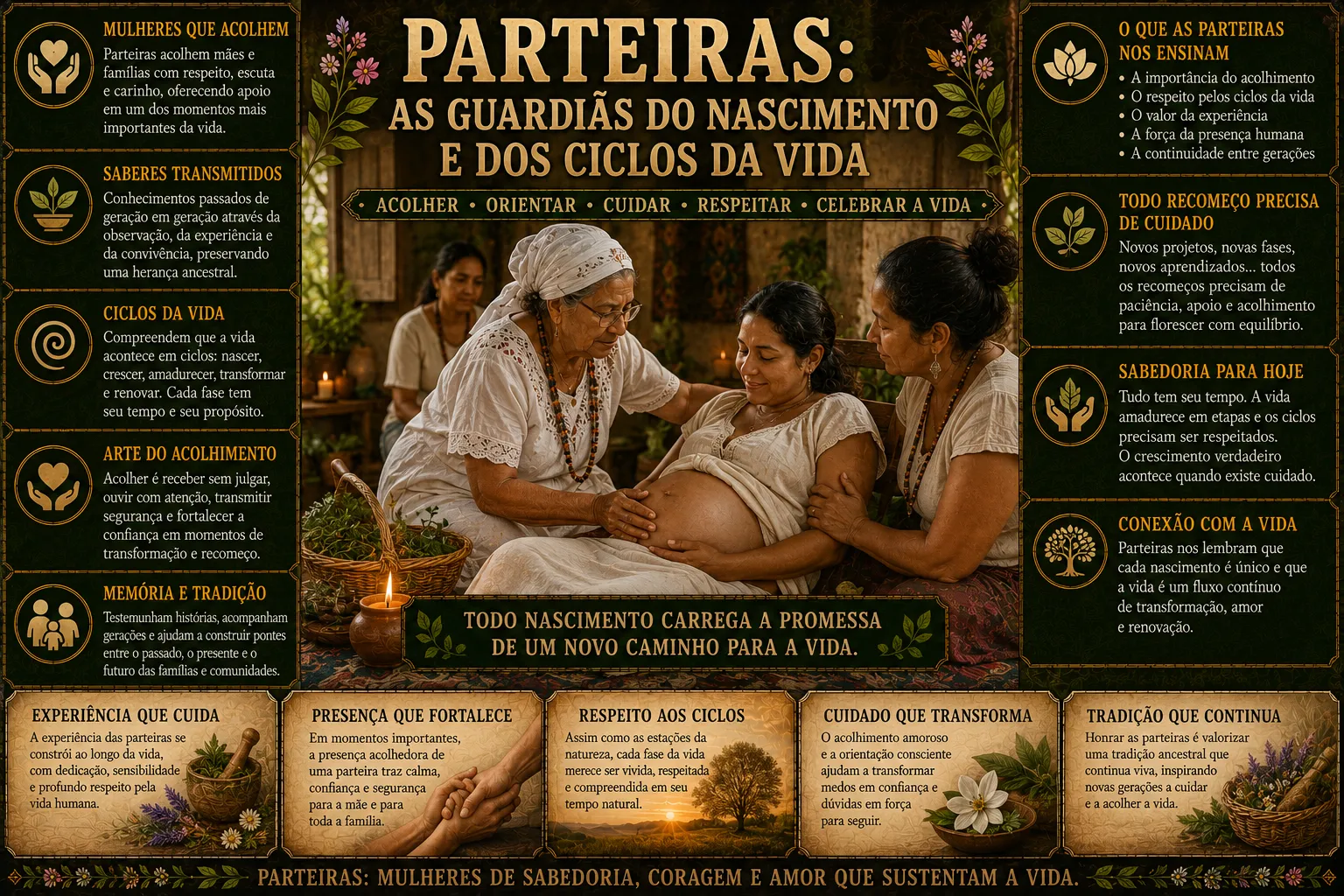 PARTEIRAS: AS GUARDIÃS DO NASCIMENTO E DOS CICLOS DA VIDA 3 PARTEIRAS: AS GUARDIÃS DO NASCIMENTO E DOS CICLOS DA VIDA
