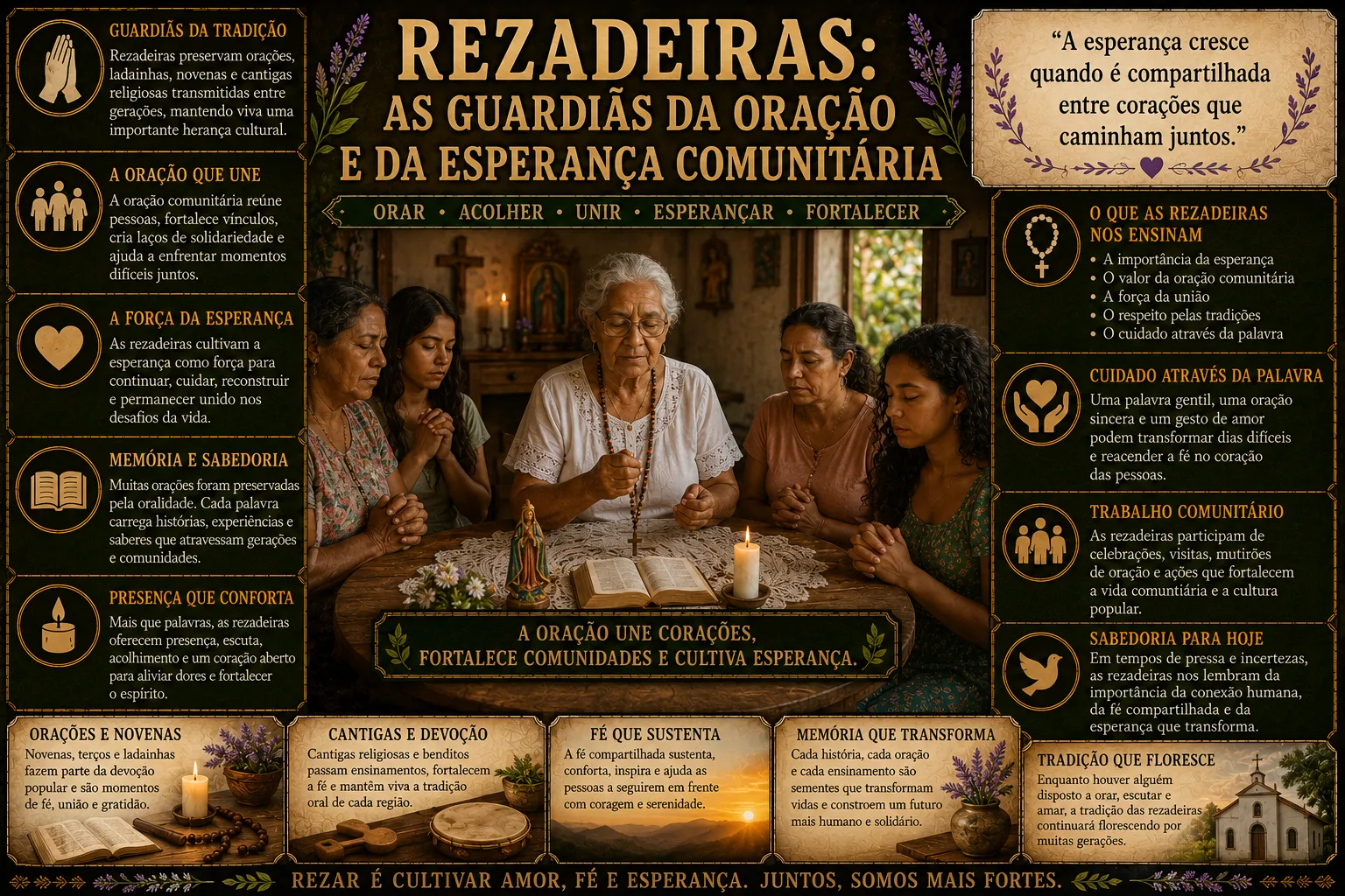 REZADEIRAS: AS GUARDIÃS DA ORAÇÃO E DA ESPERANÇA COMUNITÁRIA 4 REZADEIRAS: AS GUARDIÃS DA ORAÇÃO E DA ESPERANÇA COMUNITÁRIA